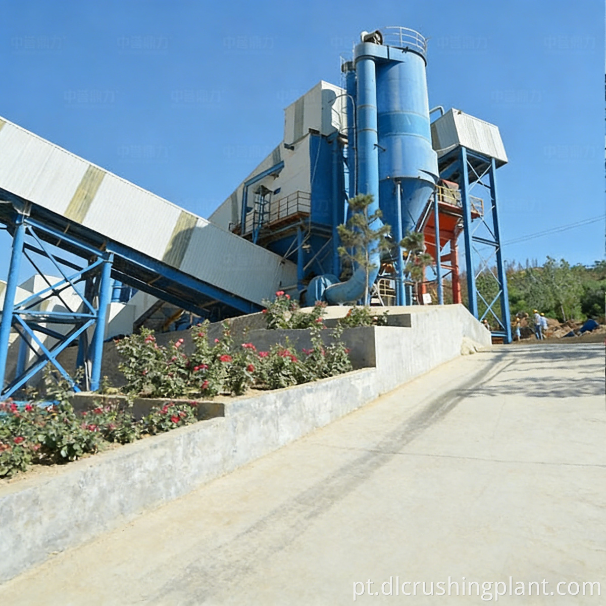 Linha de fabricação de areia calcária Limestone Sand Making Line